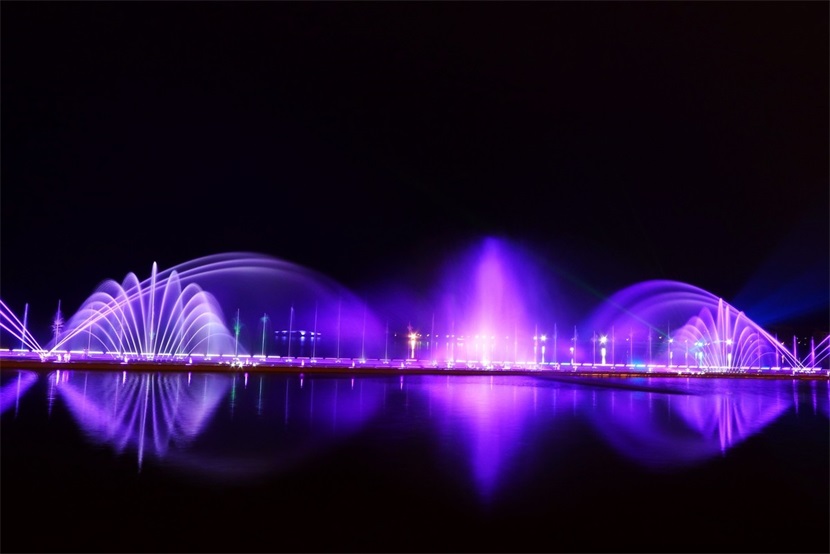 灵湖音乐喷泉设计工程欣赏